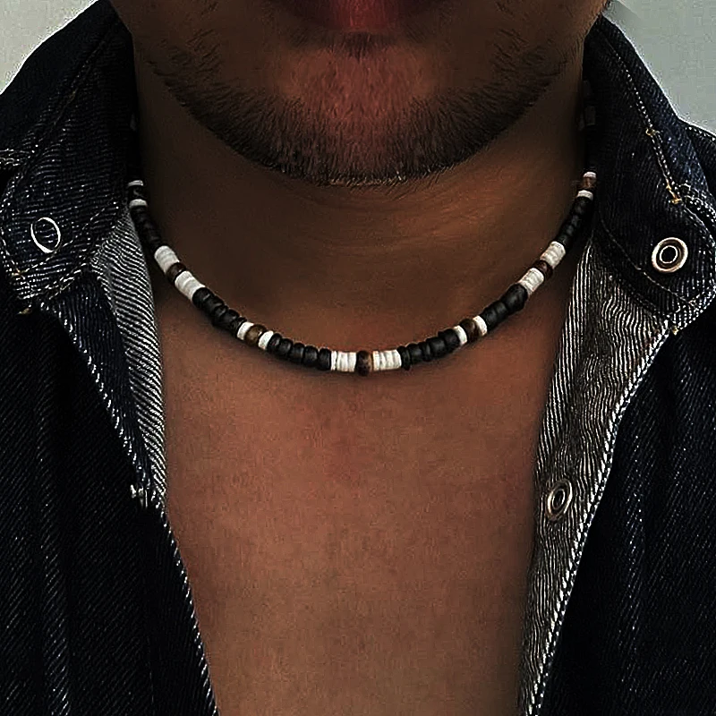 Bohemian Coconut Shell Men's Necklace