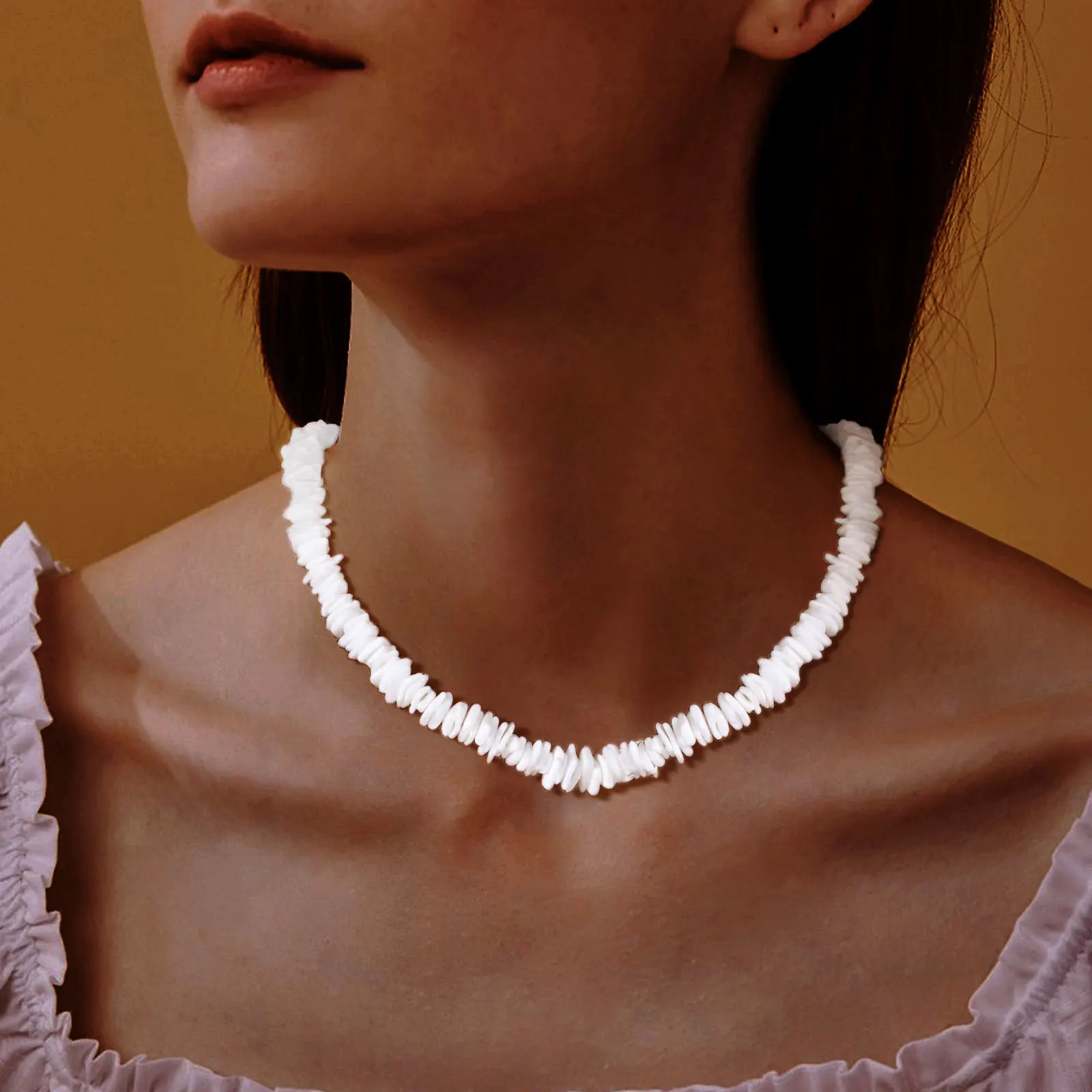Hawaiian Puka Shell Choker Necklace